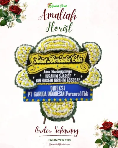 Papan Bunga Duka di Cibuniwangi